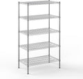 21" Deep x 36" Wide x 64" Height Wire Shelving Kit | 5-Tier | NSF Commercial Storage Rack Unit
