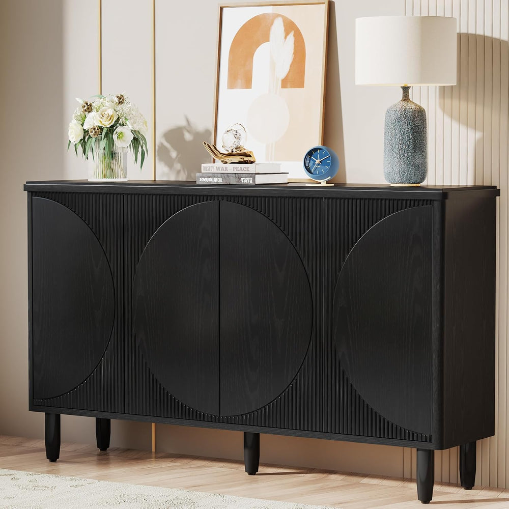 Tribesigns Buffet Cabinet Sideboard with Storage, Modern Storage Cabinet Side...