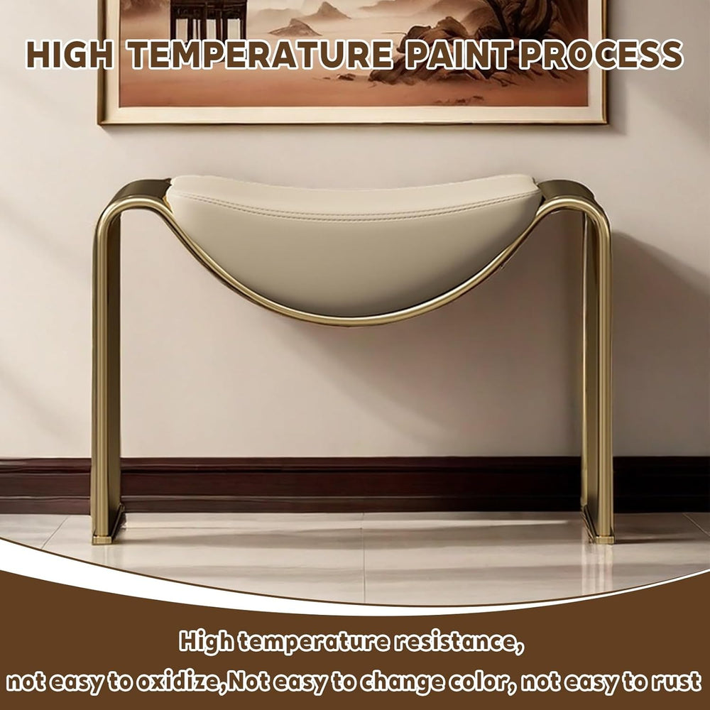 Bench for entryway with PU Leather Padded seat,Indoor midcentury end of Bed B...