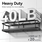 YASONIC Shower Caddy, 100% Rustproof Shower Shelves for Inside Shower, No Drilling Bathroom Organizers and Storage, 6 Pack Large Capacity Bathroom Shelves for Kitchen & Home Decor