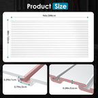 Braki PVC Slat Wall Paneling 4x8 ft, Garage Organizer Storage System, White Slatwall Panels for Garage Organization Product, Heavy Duty Wall Mounted Tool Storage for Home