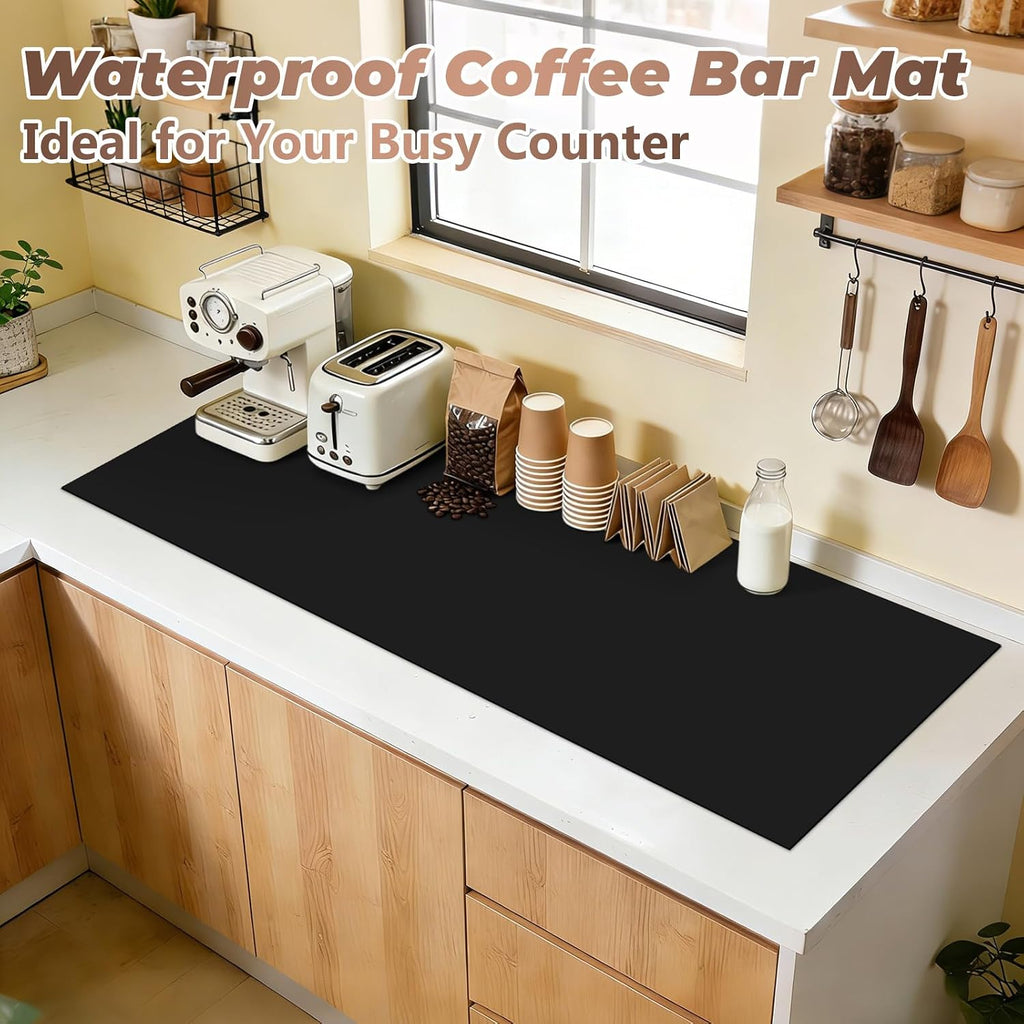 Heat-Resistant Silicone Table Protector Cover 49.2x19.7x0.06 Inch Thick | Food-Grade Table Protector for Dining Room Table Kitchen Countertop & Counter Mat -Waterproof Tabletop Cover Pad & Crafting
