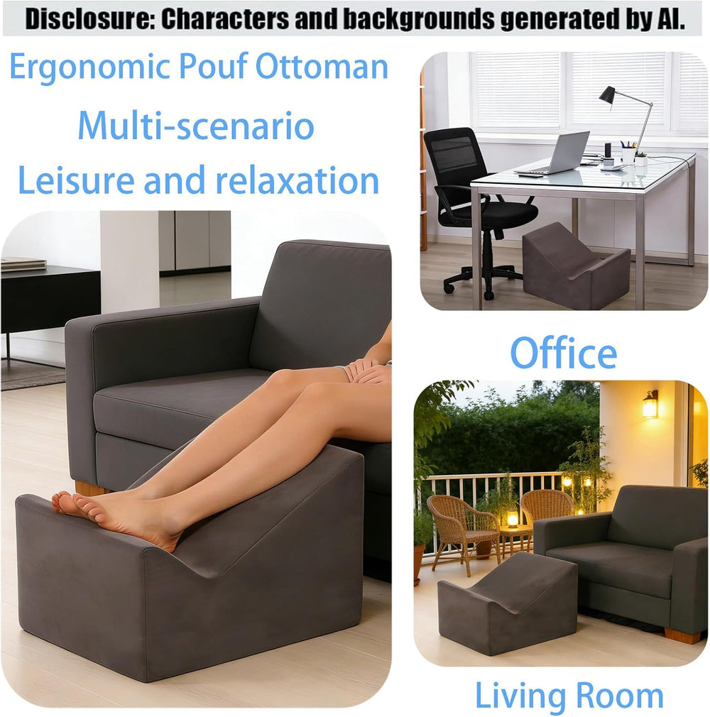 Version that Modern Pouf Ottoman,Relax Stool,Floor Poufs for Couch | Foot Res...