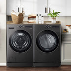 Royxen Washer Dryer Countertop with Solid Wood Core,54“W x 27.5D Laundry Countertop with Edge Rails,Washer and Dryer Topper for Laundry Room Organization(White Oak)