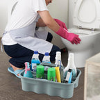 6-Pack Plastic Shower Caddy Tote, Portable Storage Caddy Basket Organizer with Handle, Commercial Caddy Tray Tool Organizer Bucket