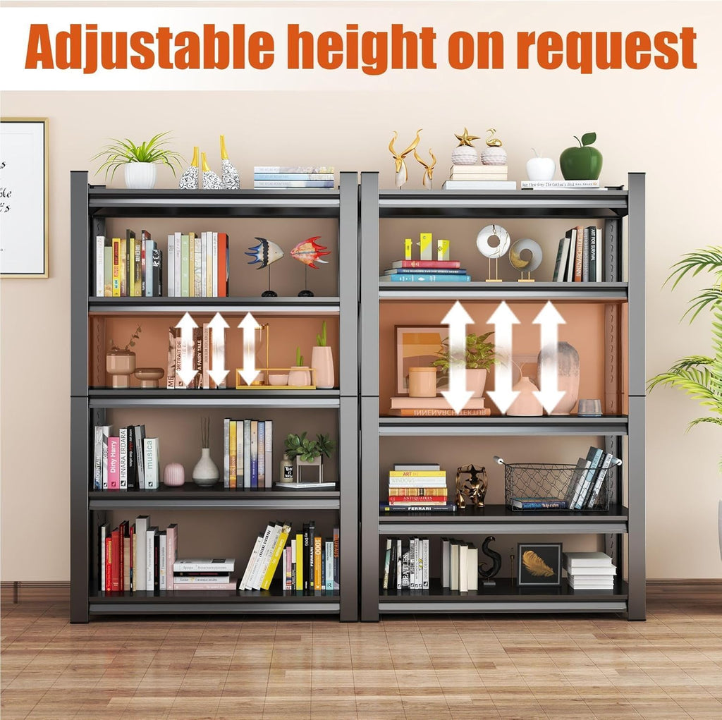 Storage Shelve -5 Tier Shelf Organizer,20" W x 14" D x 54" H