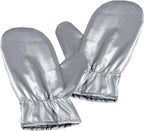 Garment Steamer Ironing Gloves Flexible Anti Steam Mitt Heat Resistant Waterproof Protective Ironing Glove for Steaming Clothes -1 Pair
