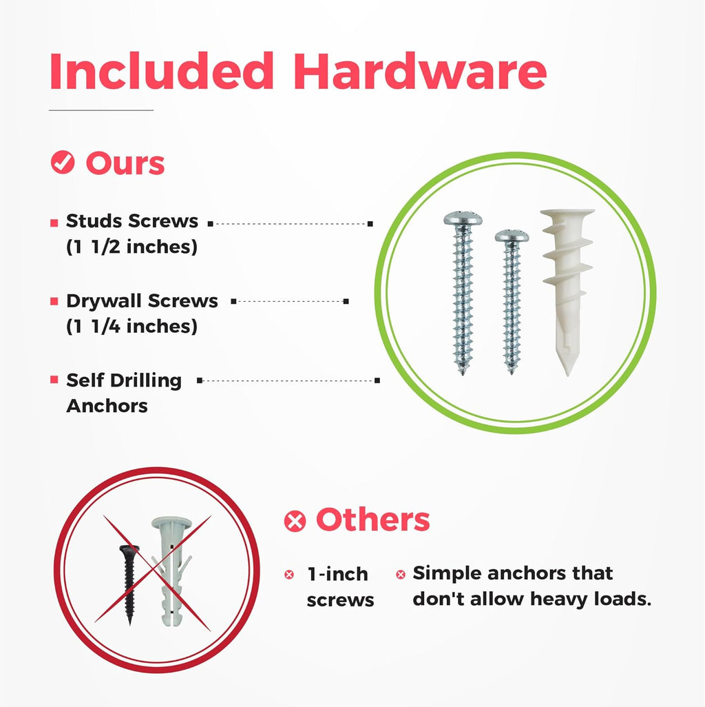 TIDYME Garage Wall Organizer | 80" Heavy-Duty Tool Storage Rack | Adjustable Double-Layer Hooks | 500 lbs Capacity | Carbon Steel Wall Mount Holder for Shovels, Rakes, Ladders & Power Tools