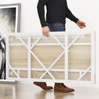 Elephance Folding Desk Writing Computer Desk for Home Office, No-Assembly Study Office Desk Foldable Table for Small Spaces