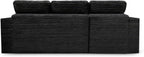 Eafurn 105" L-Shaped Boneless Modular Sectional Sofa with Movable Ottoman, Comfy Corduroy Floor Couch with Deep Seat and Tufted Seat, Flexible Module Combination for Living Room, No Assembly | Deep Seat, Wider Armrest, Free Combination, Tufted