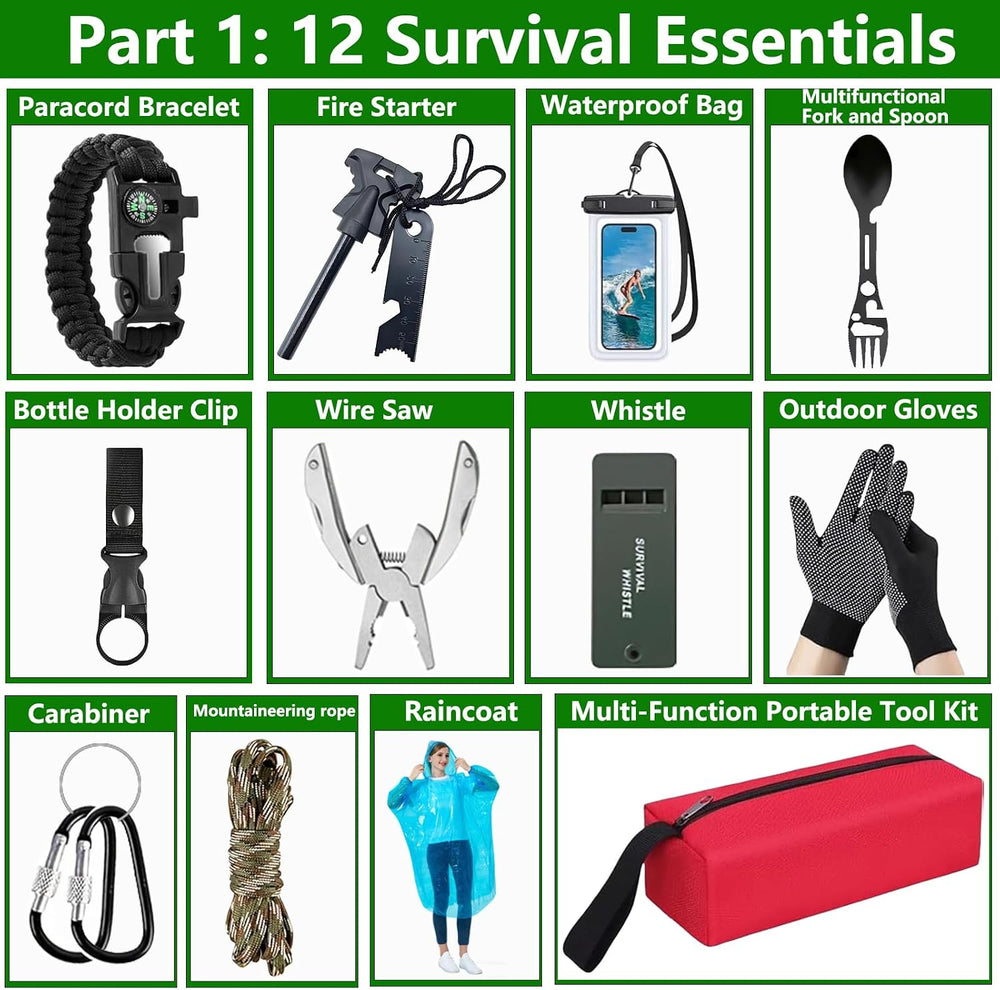 Survival Kit Advent Calendar for Men - Survival Tools Advent Calendar for Adu...