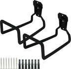 PHYEX 2 Pack Garden Hose Holder Wall Mount, Metal Hanger With Protective Coating, Water Hook for Outside Yard, Fits 50-100 ft Expandable Hoses, Perfect for Outdoor Storage Needs