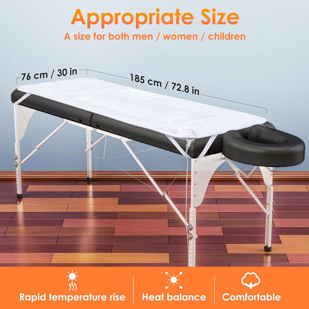 Massage Table Warmer Pads 9 Heat Settings Electric Heating Pad (72.8" x ...