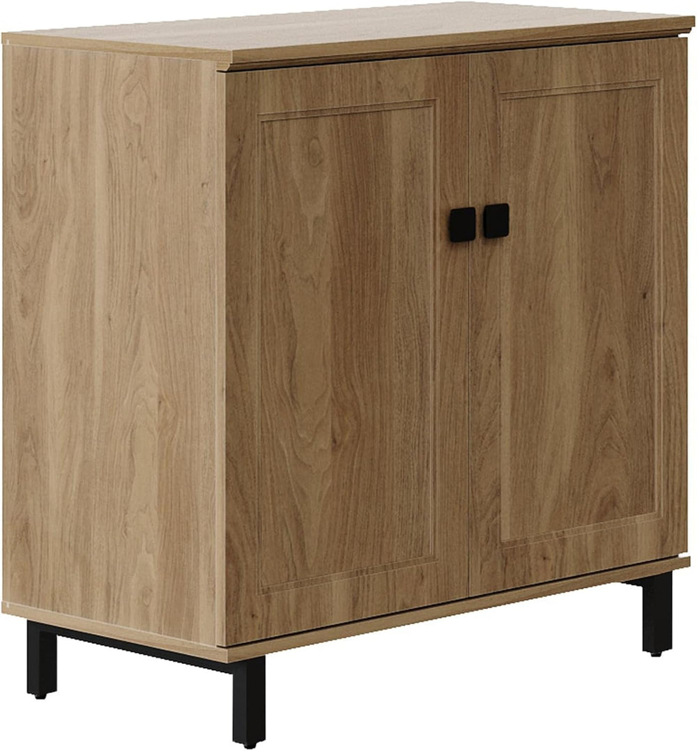 FENSULN Buffet Sideboard Cabinet Farmhouse Modern 3 in1 Storage Cabinet with ...