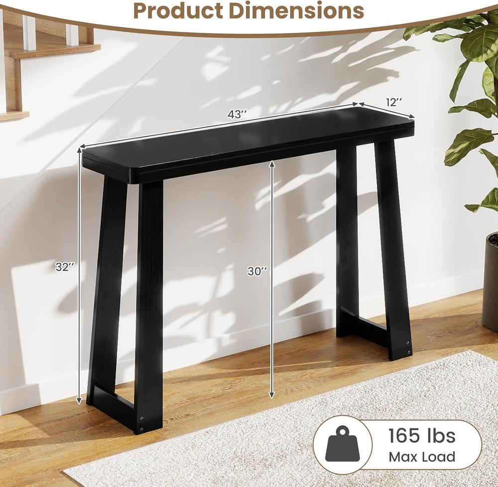 GIANTEX 43” Narrow Long Console Table, Modern Entryway Table | Behind Couch S...