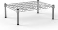 18" Deep x 24" Wide x 8" Height 1-Tier Wire Shelving Kit | NSF Commercial Storage Rack Unit