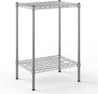 18" Deep x 24" Wide x 34" Height Wire Shelving Kit | 2-Tier | NSF Commercial Storage Rack Unit