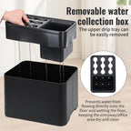 15 Umbrella Holder with Drip Tray, Umbrella Storage Indoor, Umbrellas Stand Rack Space, Saving Storage Organizer, Compact Umbrella Holder Indoor, Home Office Decor