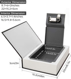 Real Paper Transfer Book Safe, Hollow with Secret Hidden Compartment, Combination Lock, 8.7"×6"×2" (Les Miserables-Combination)