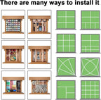 12Pcs Adjustable Drawer Dividers 0.1Inch Thickness DIY Grid Dividers 40x5cm Plastic Organizer Separator for Socks Underwear Makeup Cosmetic Clothes