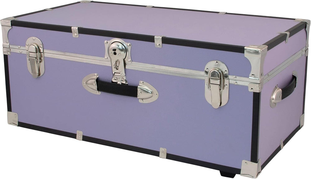 Seward Explorer Trunk with Wheels & Lock, Lilac, 30-Inch