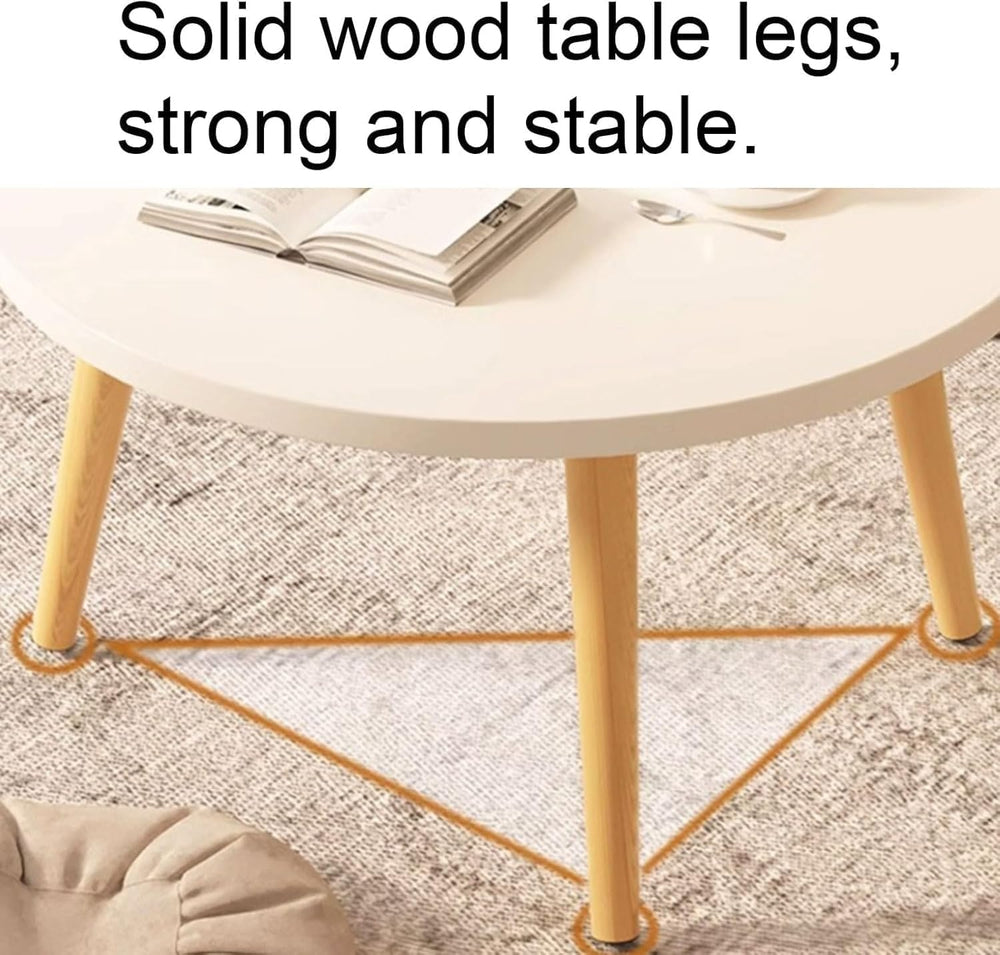 40 X 30cm Coffee Table Convenient Snack Side Table Small Round Side Table Eas...