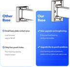 Clothes Drying Rack,Wall Mounted Space-Saver,Retractable,Collapsible, Strong Load-Bearing,ing Rack Clothing,Laundry Drying Rack（Windproof Ring, Three Pole）