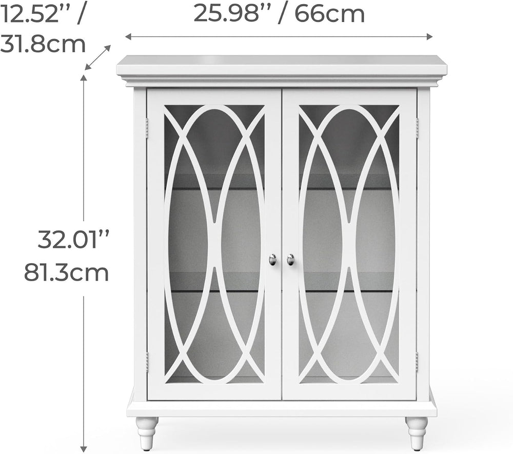 Teamson Home Florence 26 in. x 32 in. 2-Door Freestanding Wooden Floor Cabine...