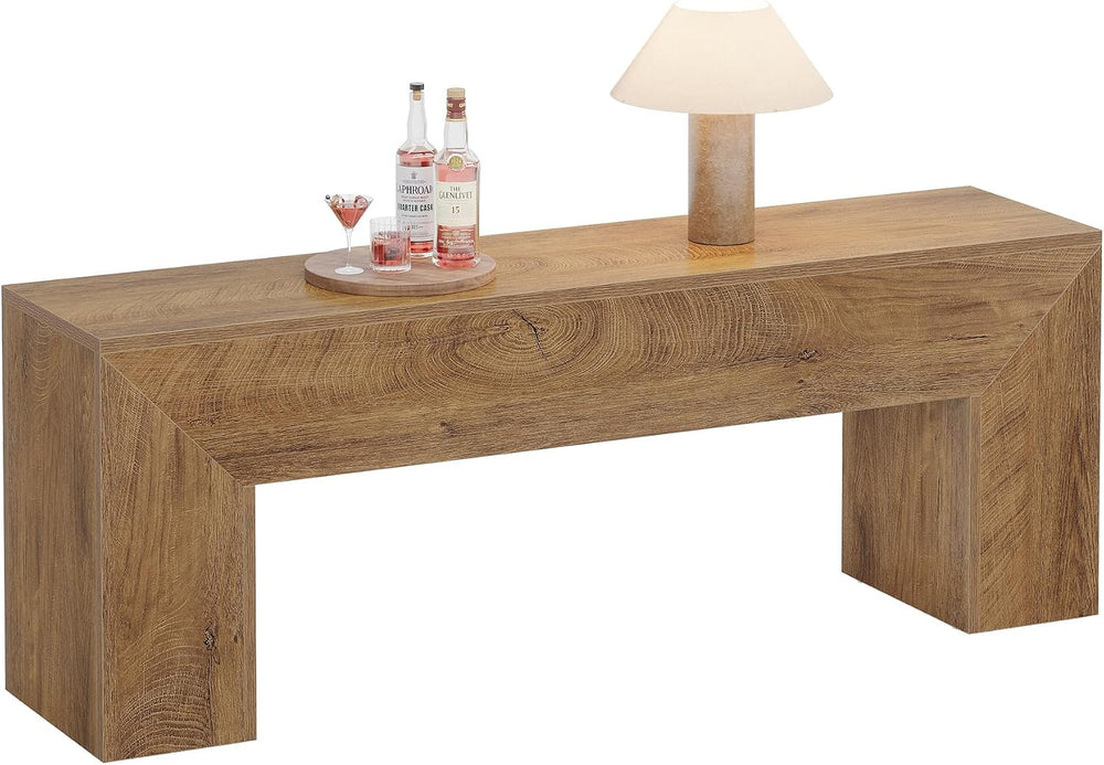Tribesigns 47'' Wooden Entryway Bench, Farmhouse Entry Bench Seat, In...