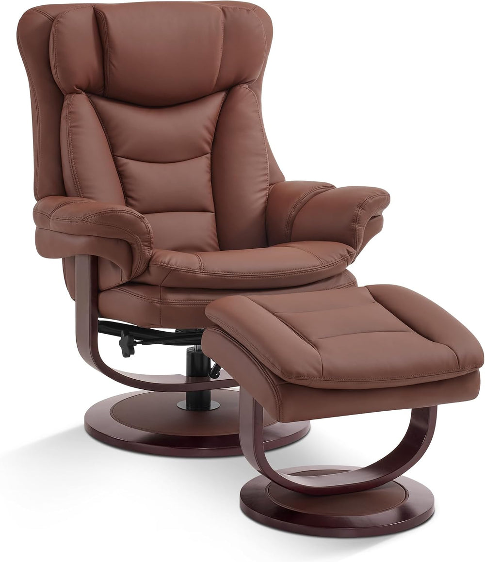 MCombo Oversized Swivel Recliner Chair with Ottoman, Adjustable Backrest, 360...