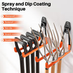 Garage Hooks Heavy Duty, 8 Pack Wall Mount Storage Hangers with Extension Cord Holder Organizer, for Power Tool, Garden Tool, Utility, Ladder, Hose and More