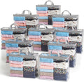 10 Pack Clear Storage Bags for Clothes, 22L Blanket Storage Bags, Under Bed Storage, Closet Organizers Bag, Upgraded Version Two-Way Zippers Design(Grey, 10PACK)
