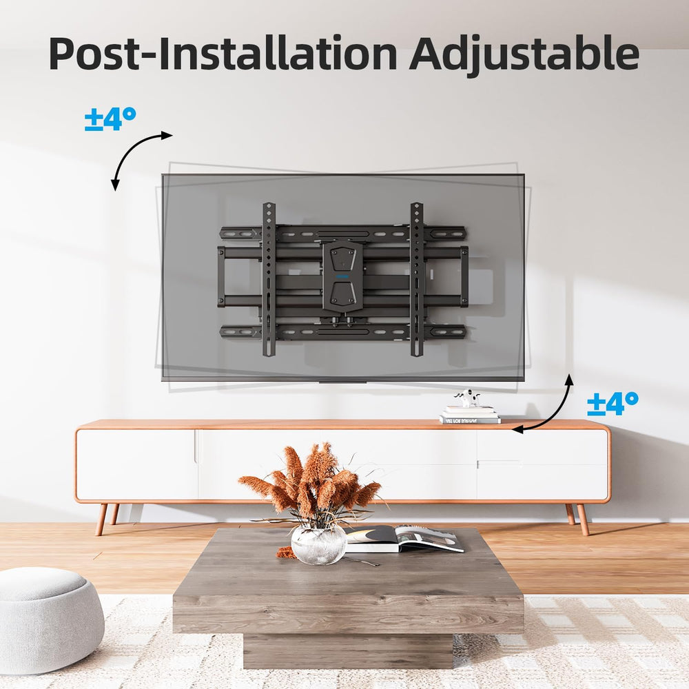 USX STAR Full Motion TV Wall Mount 24 inch Studs for Most 42-86 Inch TVs, Adj...