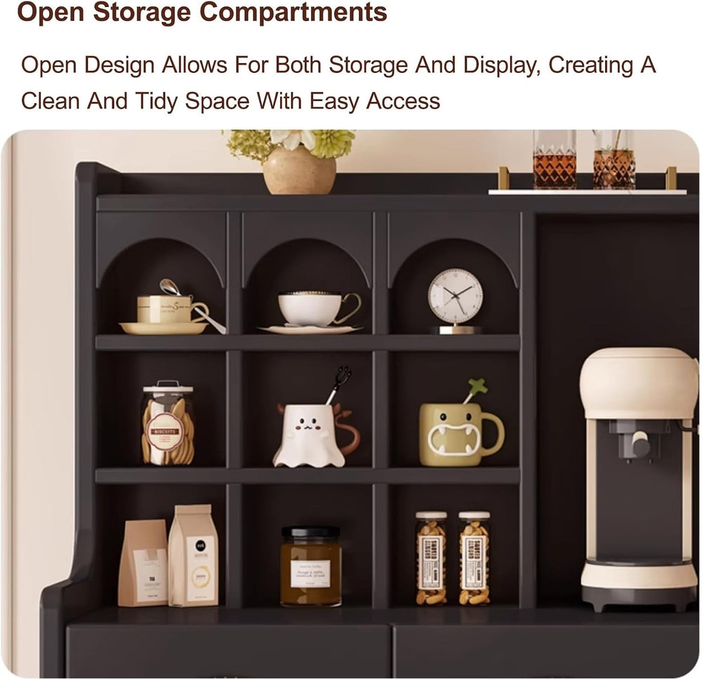 Pantry Storage Cabinet with Doors and Shelves, Food Pantry Cabinet, Farmhouse...
