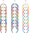 3 PCS Headband Holder Organizer for Girl，headband storage，Hanging Hairband Storage for Women，Headband organizer，White Hair Hoop Display Hair Accessories Organizer Bedroom College Dorm Decor ﻿