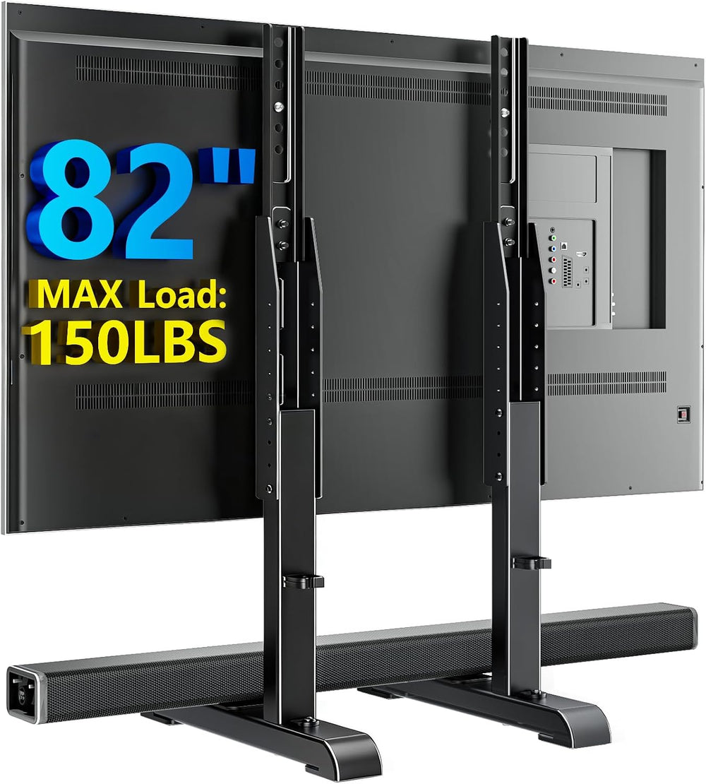 AX WABER Universal TV Stand, Table Top TV Stand Base Wobble Replacement for M...