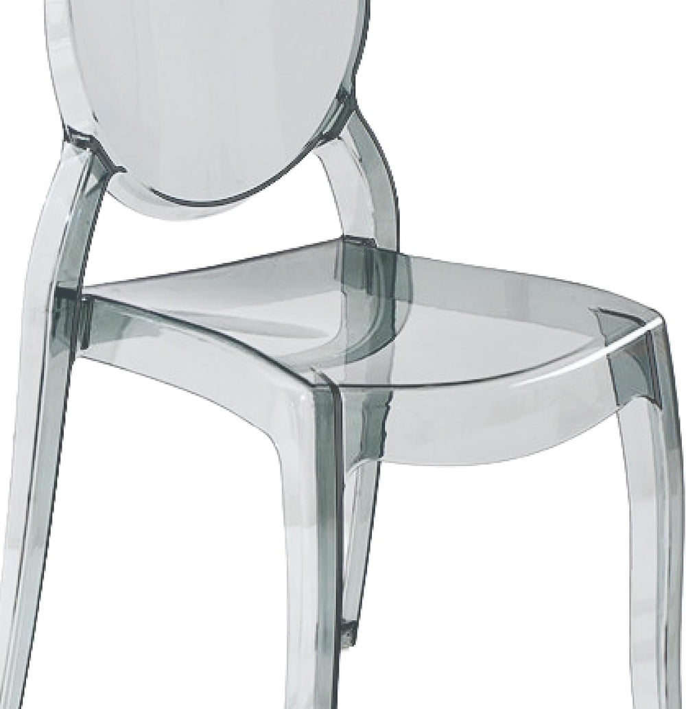Fohfurniture Large 20" Seat Ghost Chairs Set of 4, Modern Acrylic Accent...