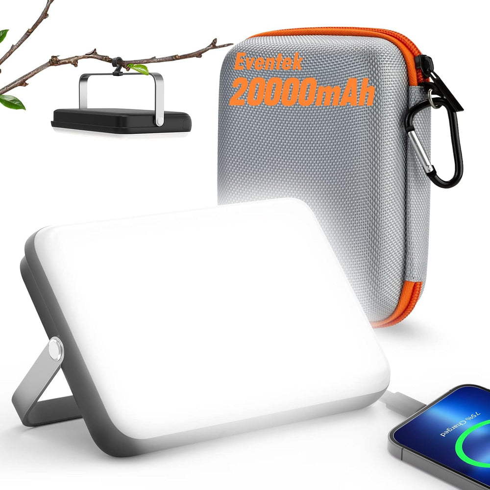 Eventek 20000mAh Rechargeable LED Work Light & Camping Tent Light | Porta...