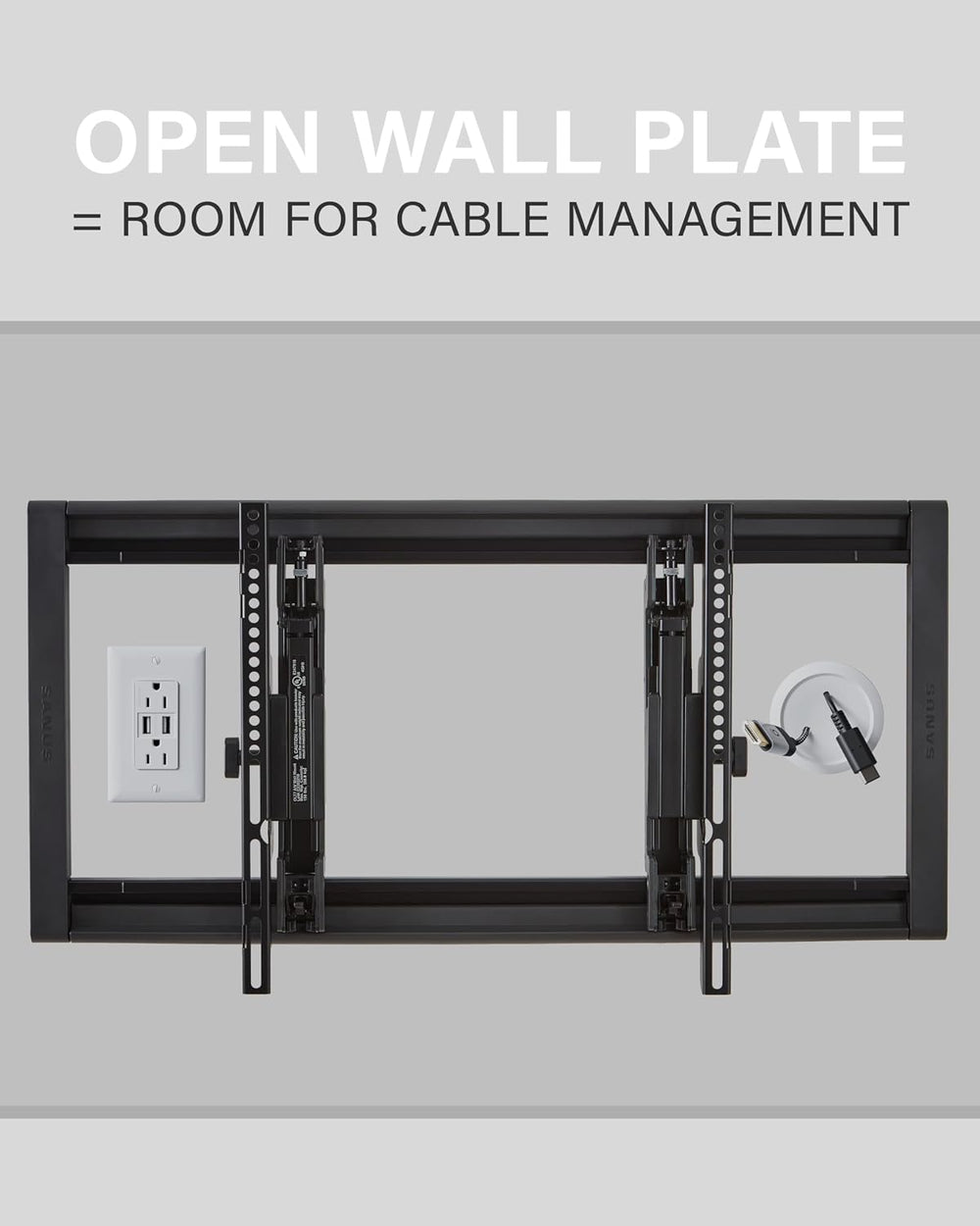 SANUS Tilting TV Wall Mount for 42" to 90" TVs - Universal Wall Mou...