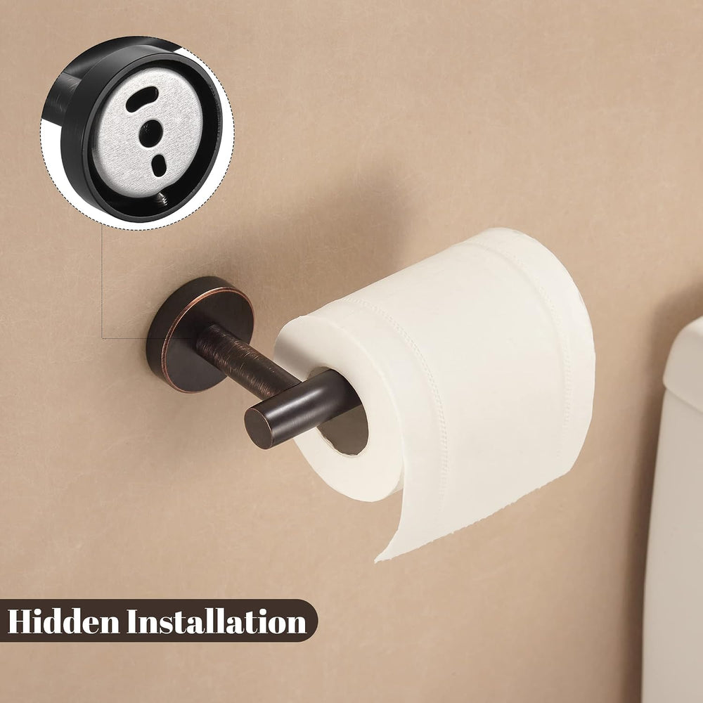 Bronze Toilet Paper Holder Towel Holder Towel Hooks,Oil Rubbed Toilet Paper R...