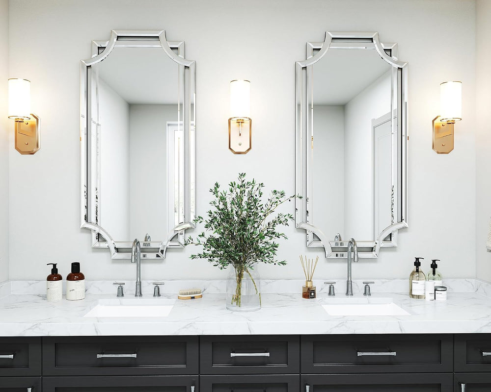 Chende 24" x 47" Large Mirror for Decor, Decorative Wall Mirror wit...