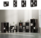 Signature Design by Ashley Piperton 8 Cube Storage Organizer or Bookcase, Charcoal