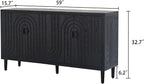 Pantry Cabinet, Modern Sideboard Cabinet, Stylish Storage Solution for Dining Living Rooms,for Kitchen Home
