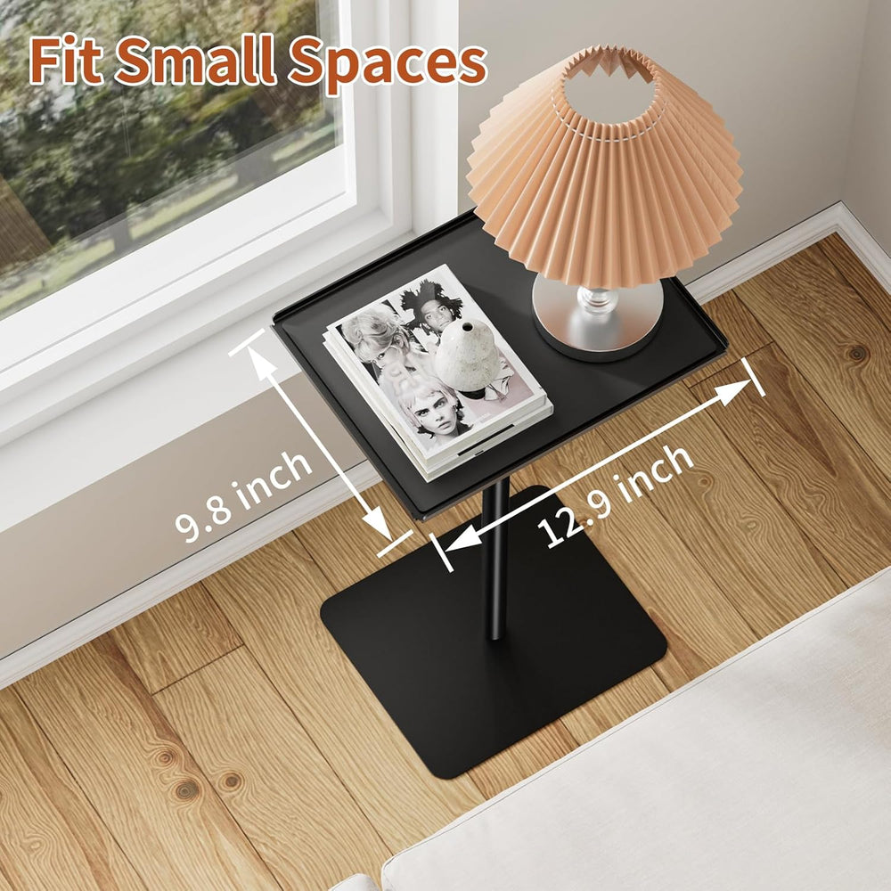 RCHYFEED Small Side Tables for Small Spaces, End Table Metal Side Table Set o...
