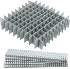 acDesign 40Pcs Grid Drawer Dividers, Adjustable Drawer Organizer for Socks, Underwear, Lingerie, Makeup, Bedroom Office Kitchen Storage (Grey)