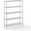 18" Deep x 60" Wide x 86" Height Wire Shelving Kit | 5-Tier | NSF Commercial Storage Rack Unit