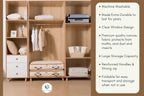 Under Bed Storage Bags 2 Pack - Low Blanket Storage Containers for Bedding, Linens & Sweaters, Made from Canvas, Extra Durable & Perfect Space Saving Solution, 38"L x 19"W x 6"H, Beige
