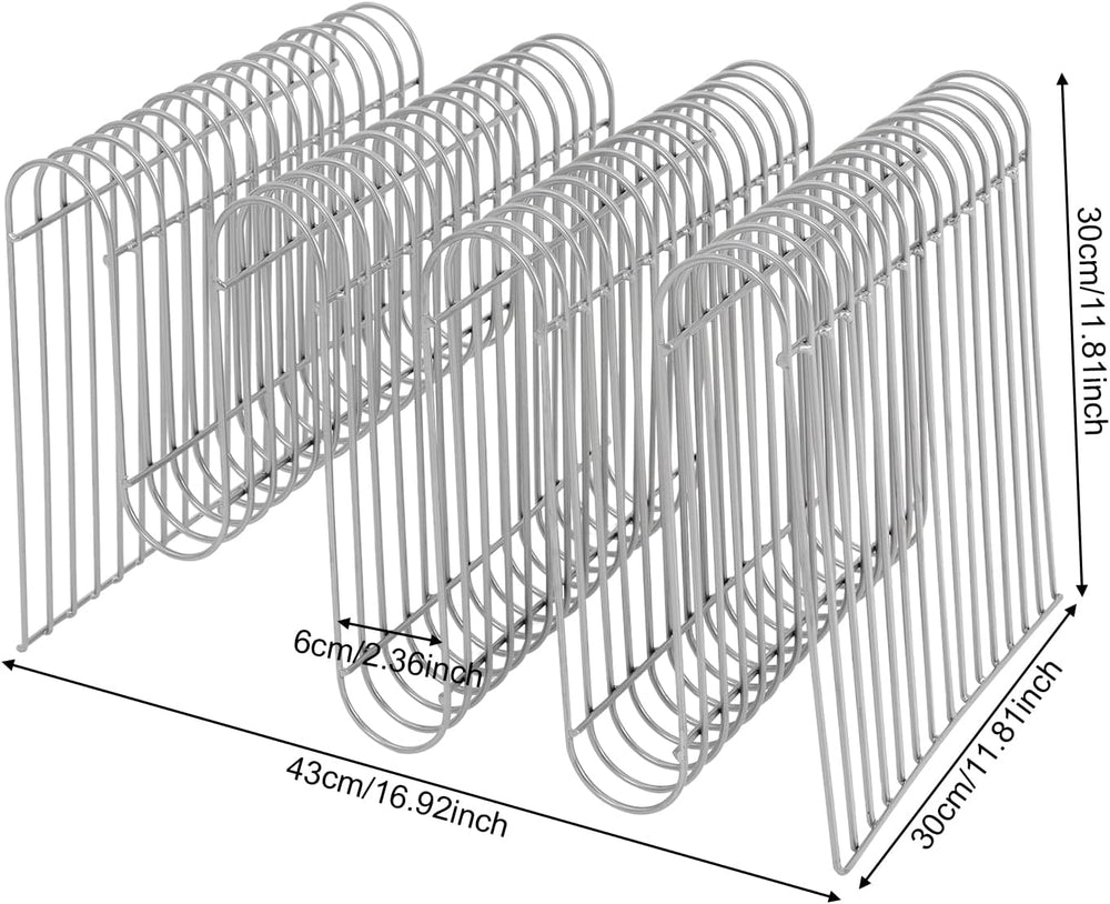 Metal Side Table,Creative Shape Bedside End Table with Magazine Rack,Wire Cub...