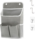 Hanging Basket for Organizing, Wall Organizer with Pockets and Over The Door Organizer，Can for Home, Closet, Office and Camper (1 Grey)