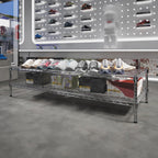 24" Deep x 60" Wide x 14" Height Wire Shelving Kit | 2-Tier | NSF Commercial Storage Rack Unit